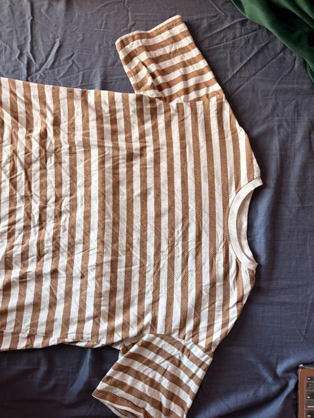 Oversized Amaon Brand Striped Shirt